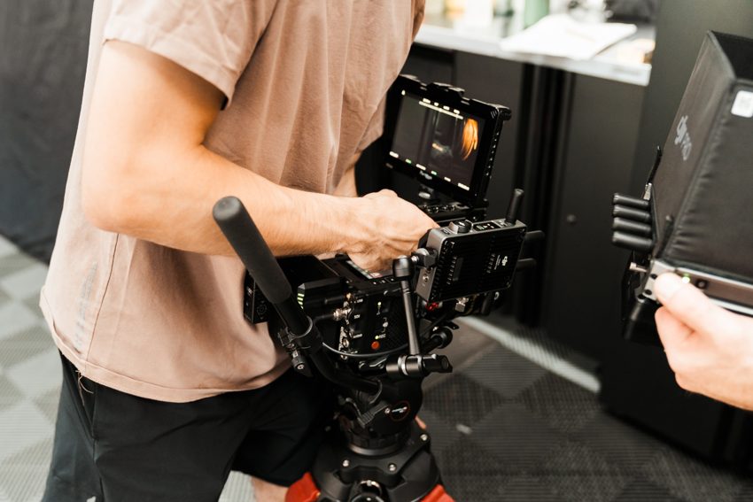 Camera setup for the product sequence